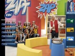 Aplicativos, como da TV Brasil, permitem acessar conteúdo interativo por meio da TV digital