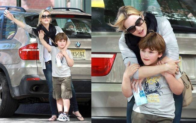 Kate Winslet com o filho Joe