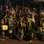 Torcedores dos dois times comem e bebem em bar antes do jogo. Foto: Gabriel Cardoso