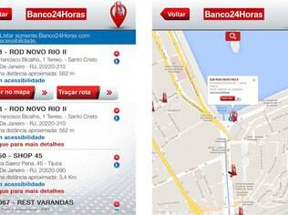 Aplicativo ajuda usuário a encontrar terminais de autoatendimento do Banco24Horas e está disponível para Android e iOS gratuitamente