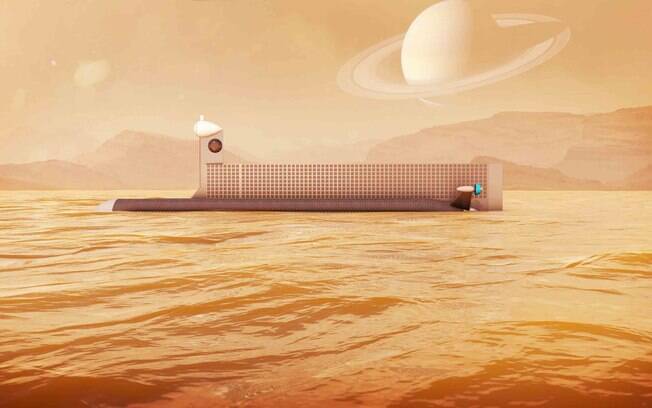 Submarino seria levado ao mar de Titan por mini espaçonave militar dos Estados Unidos