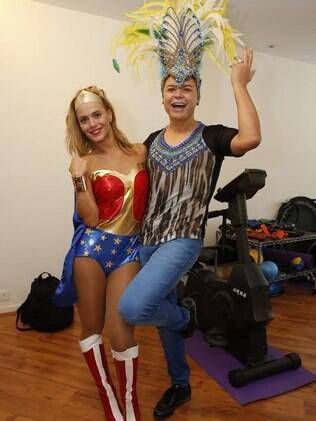 Carolina Dieckmann e David Brazil