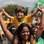 Mãe e filho participam de protesto vestido verde e amarelo em Brasília neste domingo dia 15 de março. Foto: AP Photo/Eraldo Peres