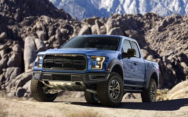 A gigantesca e potente Ford F-150 Raptor estará no Salão do Automóvel%2C com seus absurdos 456 cv e 70%2C5 kgfm de torque. Pena que não será vendida por aqui.