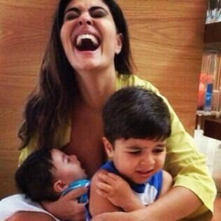 Juliana Paes com o antigo visual