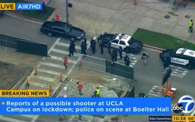 Campus da UCLA foi alvo de tiroteio. Seleção treinaria no local Campus da UCLA foi alvo de tiroteio. Seleção treinaria no local