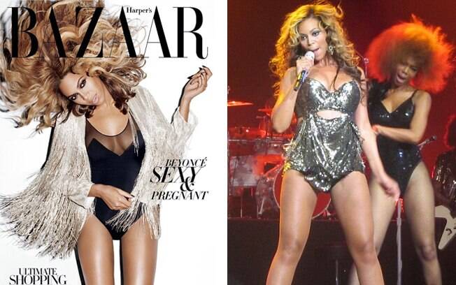 Beyoncé erdeu uma de suas maiores características na capa da revista Harper's Bazaar: suas pernas torneadas