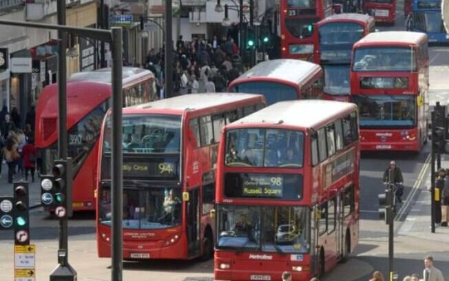 Londres enfrentou ameaças de greves, como a dos motoristas de ônibus, às vésperas da Olimpíada