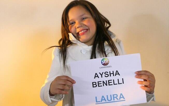 Aysha Benelli estreou como atriz na novela 'Carrossel', dos SBT, em 2011