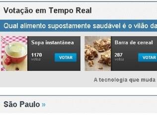 No iG, Realtime é usada em enquetes em tempo real, entre outras aplicações
