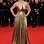 A atriz Berenice Marlohe arrasou com o vestido Emilio Pucci de lamê com detalhe de renda. Os acessórios tem de ser discretos em um caso como este. Foto: Getty Images