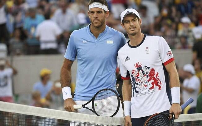 Argentino Del Potro não conseguiu superar o favorito Andy Murray