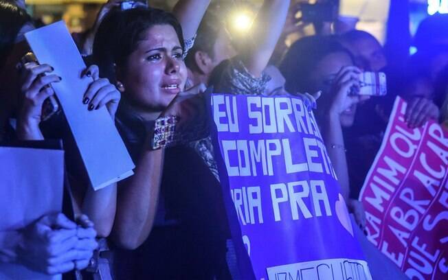 Fã chora durante show de Gusttavo Lima. Foto: Caio Duran / CDC Shows e Eventos / Divulgação