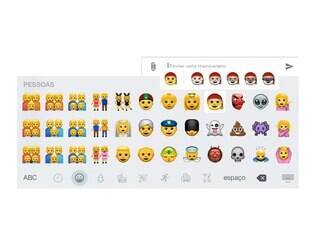 Apple adicionou 300 novos caracteres ao teclado. Personagens transformados em Emojis possuem diferentes tons de pele