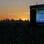 Sol se põe em Nova York enquanto a decisão do Aberto dos EUA é disputada. Foto: AP