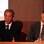 O presidente Grupo Pão de Açúcar, Abilio Diniz (e), e o presidente do Banco Itaú, Roberto Setubal, durante anúncio da criação de financeira - 01/04/2004 . Foto: AE/TIAGO QUEIROZ