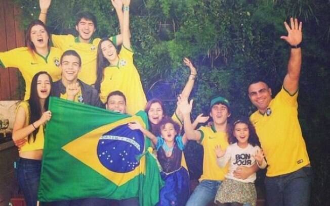 Ronaldo e a família