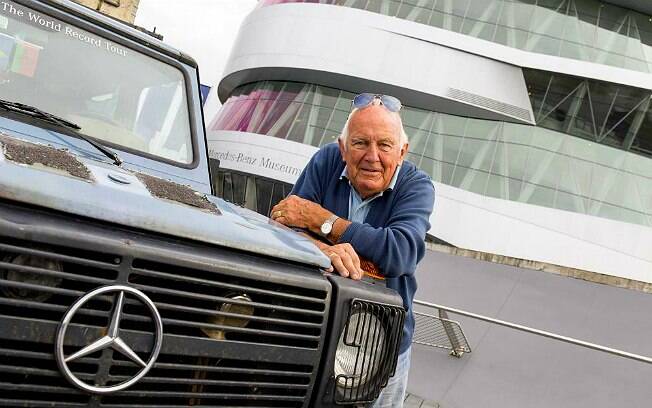 Gunther Holtorf e o Mercedes-Benz 300 GD, carinhosamente apelidado de