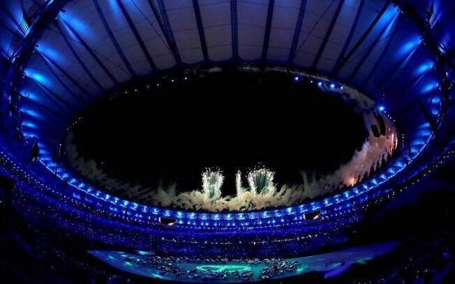 Cerimônia de abertura do Rio 2016
. Foto: Reprodução Twitter