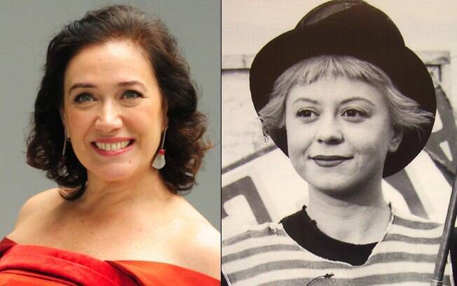 Lilia Cabral e a atriz italiana Giulietta Masina, sua escolha para interpretá-la