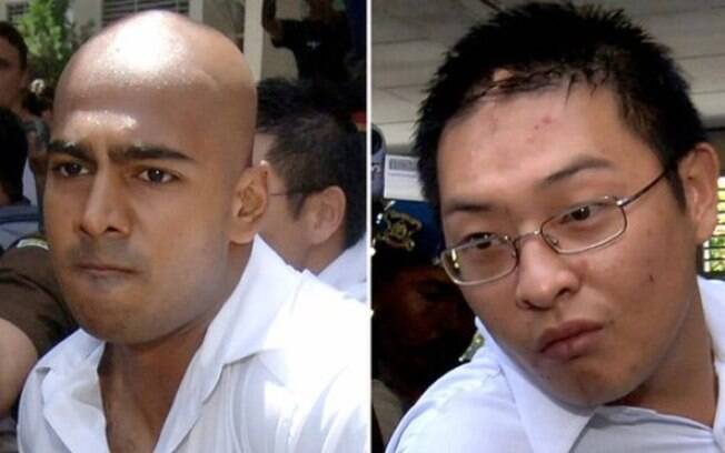Australianos Myuran Sukumaran (esquerda) e Andrew Chan (R) deveriam ser transferidos essa semana, mas mudança foi adiada