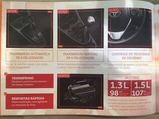 Imagem do catálogo vazado na internet mostra o que vai mudar no Etios 2017