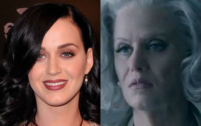 Katy Perry surpreendeu ao aparecer velhinha no clipe 'The One That Got Away'