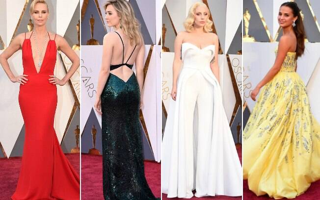 Looks das famosas no tapete vermelho do Oscar