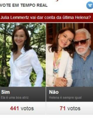 Internauta diz que Julia Lemmertz vai dar conta da última Helena de Manoel Carlos