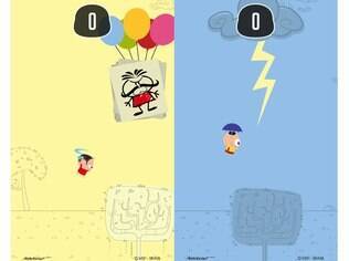 Jogo casual disponível para Android e iOS, Tap Toy é gratuito e traz os personagens da Turma da Mônica em versão 2D Toy Art no lugar do pássaro do Flappy Bird