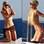 Paris Hilton faz topless em seu iate. Foto: Grosby Group