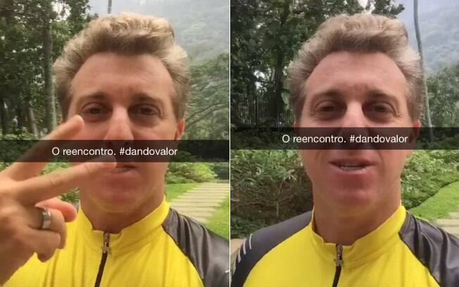 Luciano Huck no Snapchat