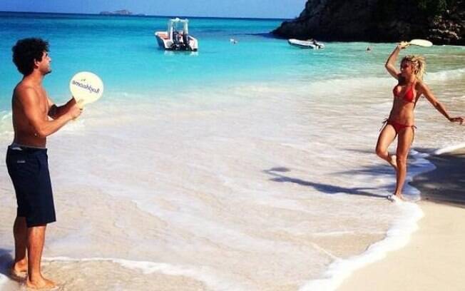 Alexandre Pato curte férias no Caribe com a namorada, Sophia Mattar