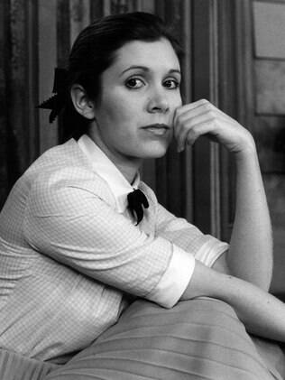 A atriz Carrie Fisher