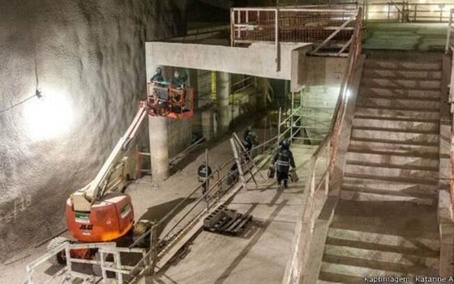 Obras no metrô seguem inacabadas