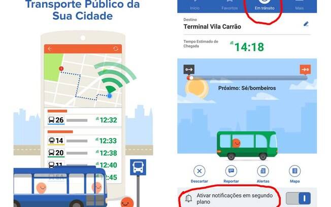 Moovit é um aplicativo grátis de transporte público presente em várias cidades e disponível para Android, iOS e Windows Phone. Com ele, é possível receber notificações das linhas que interessam ao usuário