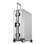 Para separar trajes sociais e informais, a Silver Integral, da Rimowa, é de alumínio e tem divisórias internas móveis. De R$ 2.750 a R$ 3.540. Foto: Divugação
