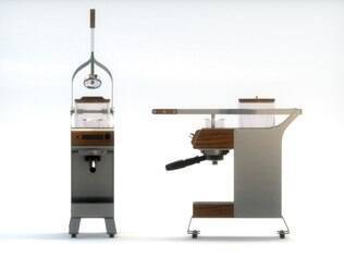 Máquina de café da empresa Blossom