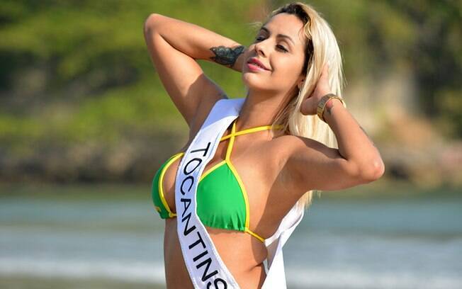 Débora Dunhill é a candidata de Tocantins do 'Miss Bumbum Brasil' de 2015. Foto: Eduardo Graboski / Mais Mídia