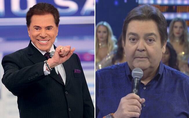 Resultado de imagem para faustao alfineta silvio santos