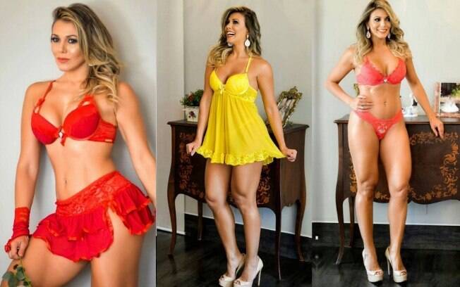 Em clima de ano novo, a ex-BBB pousou com diversas opções de roupas íntimas para a virada