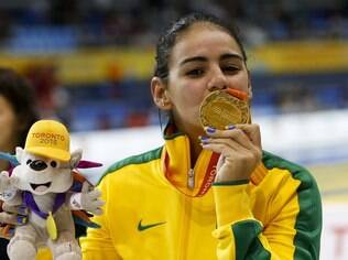 Camille Rodrigues foi medalha de ouro nos 400m livre, na categoria S9