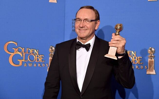 Kevin Spacey levou melhor ator de série de drama por 'House of Cards'. Foto: Getty Images