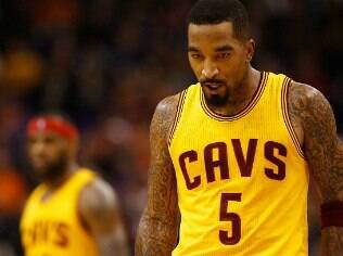 J.R. Smith em ação com o Cleveland Cavaliers