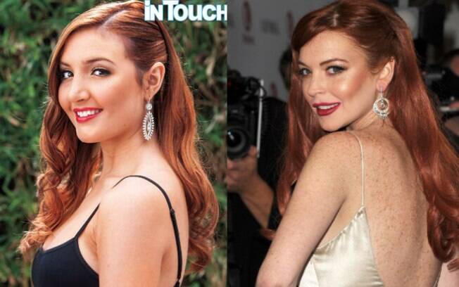 Meia-irmã de Lindsay Lohan gastou cerca de R$ 50 mil em plásticas e pintou o cabelo de vermelho para ficar parecida com a atriz