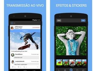 Disponível para Android, iOS e Windows Phone, aplicativo Mobli permite que o usuário faça a transmissão de eventos particulares, entre vários outros recursos