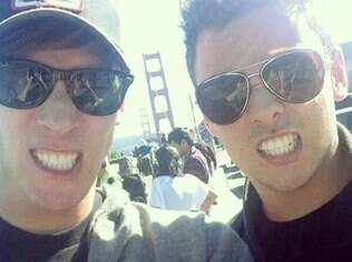 Os apaixonados Black e Daley em foto recente postada no Instagram do roteirista