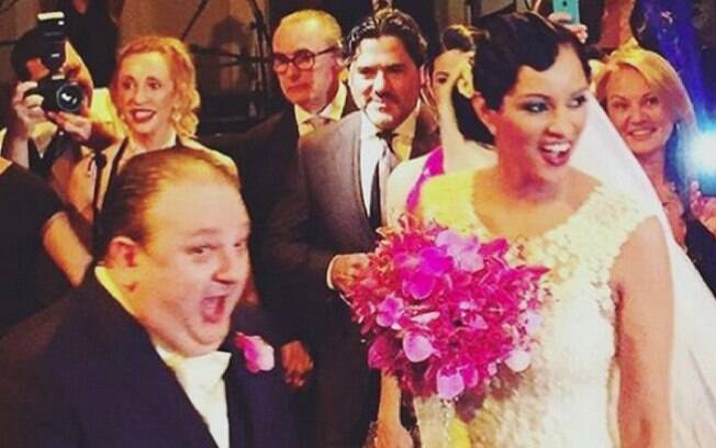 Erick Jacquin se casou no Jockey Club de São Paulo nessa sexta-feira (23)