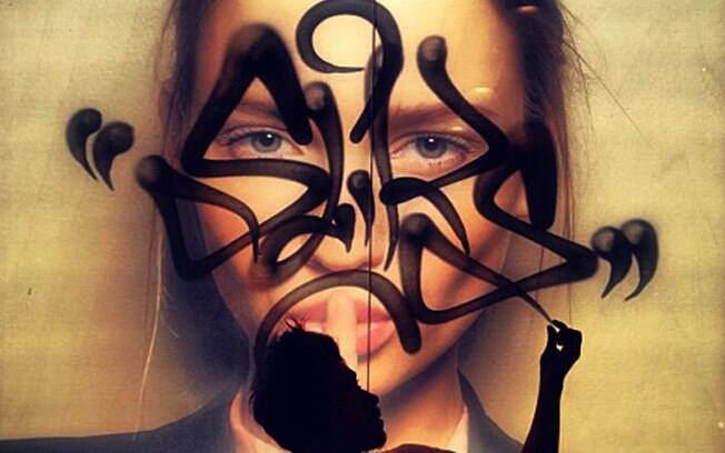 Obra do grafiteiro Sliks