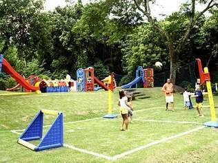 O Club Med Rio das Pedras oferece uma clínica de esporte infantil